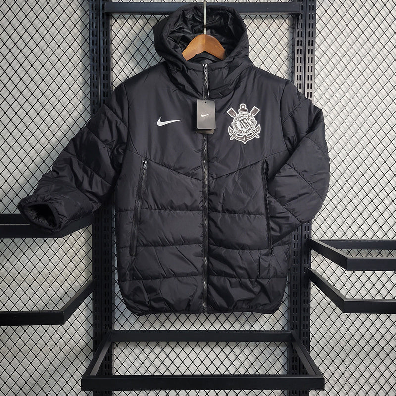 Puffer Chaqueta Corinthians- Preto