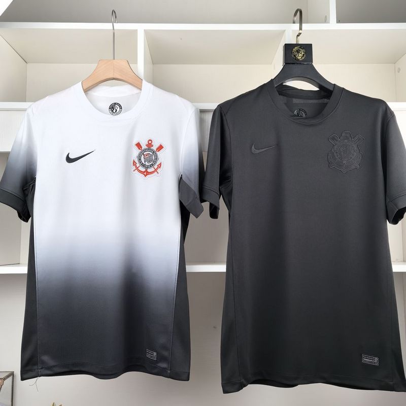 Camiseta do Corinthians I 24/25 - Preto e Branco