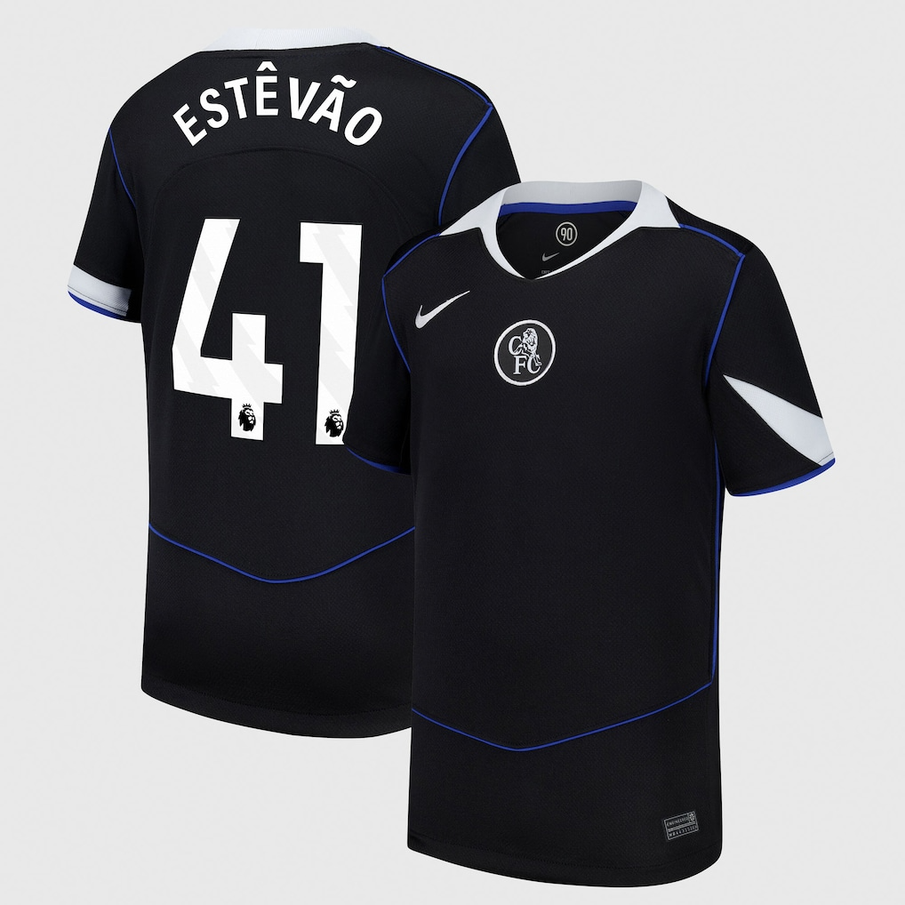 Camiseta Chelsea 25/26 Tercera Equipación #41 Estêvão