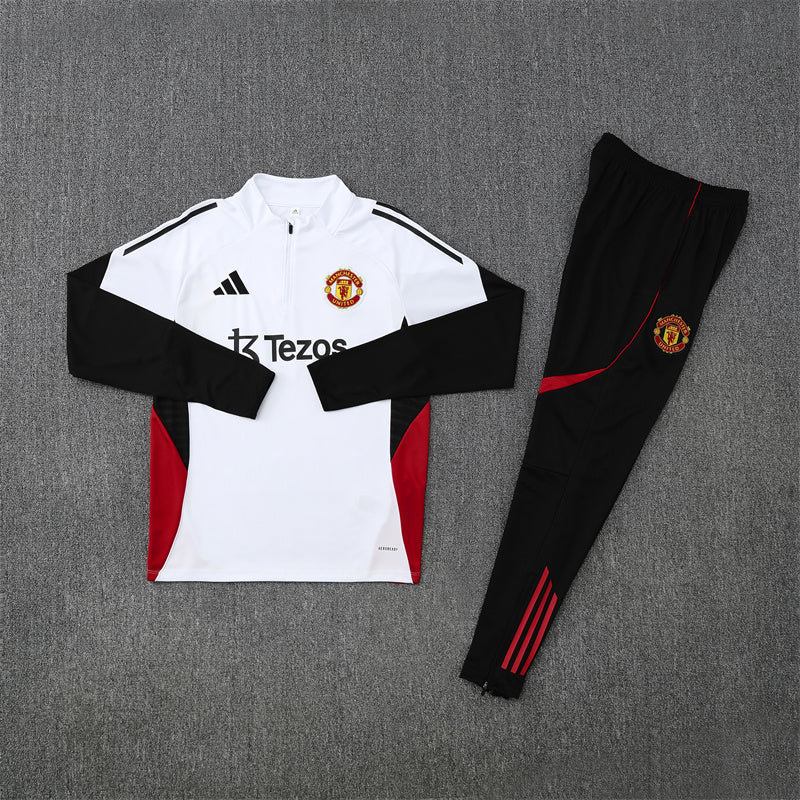Entrenamiento Suit Manchester United 25/26 White - Invierno