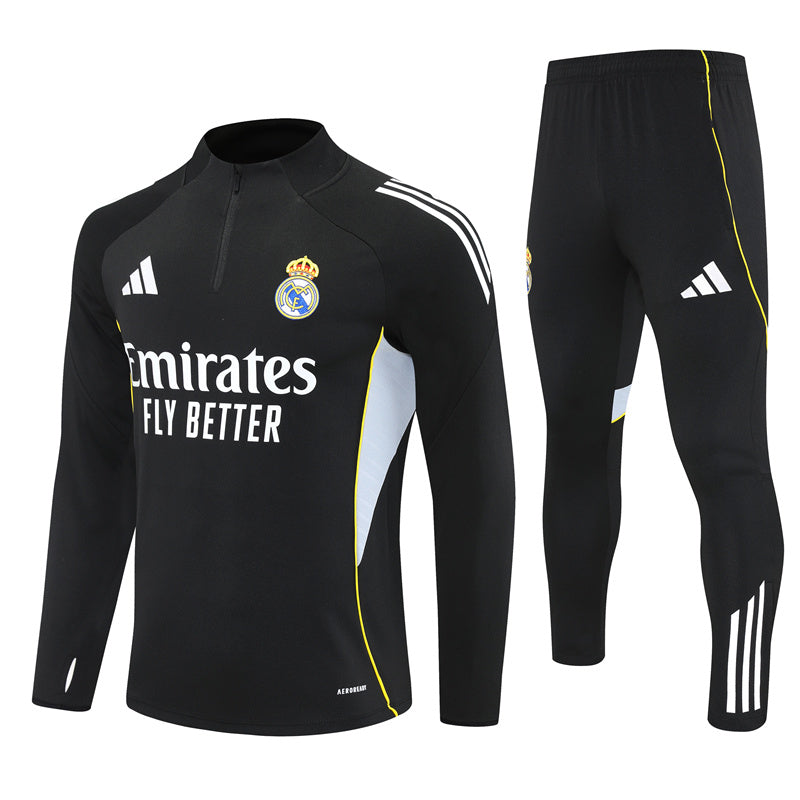 Entrenamiento Suit Real Madrid 25/26 Black - Invierno
