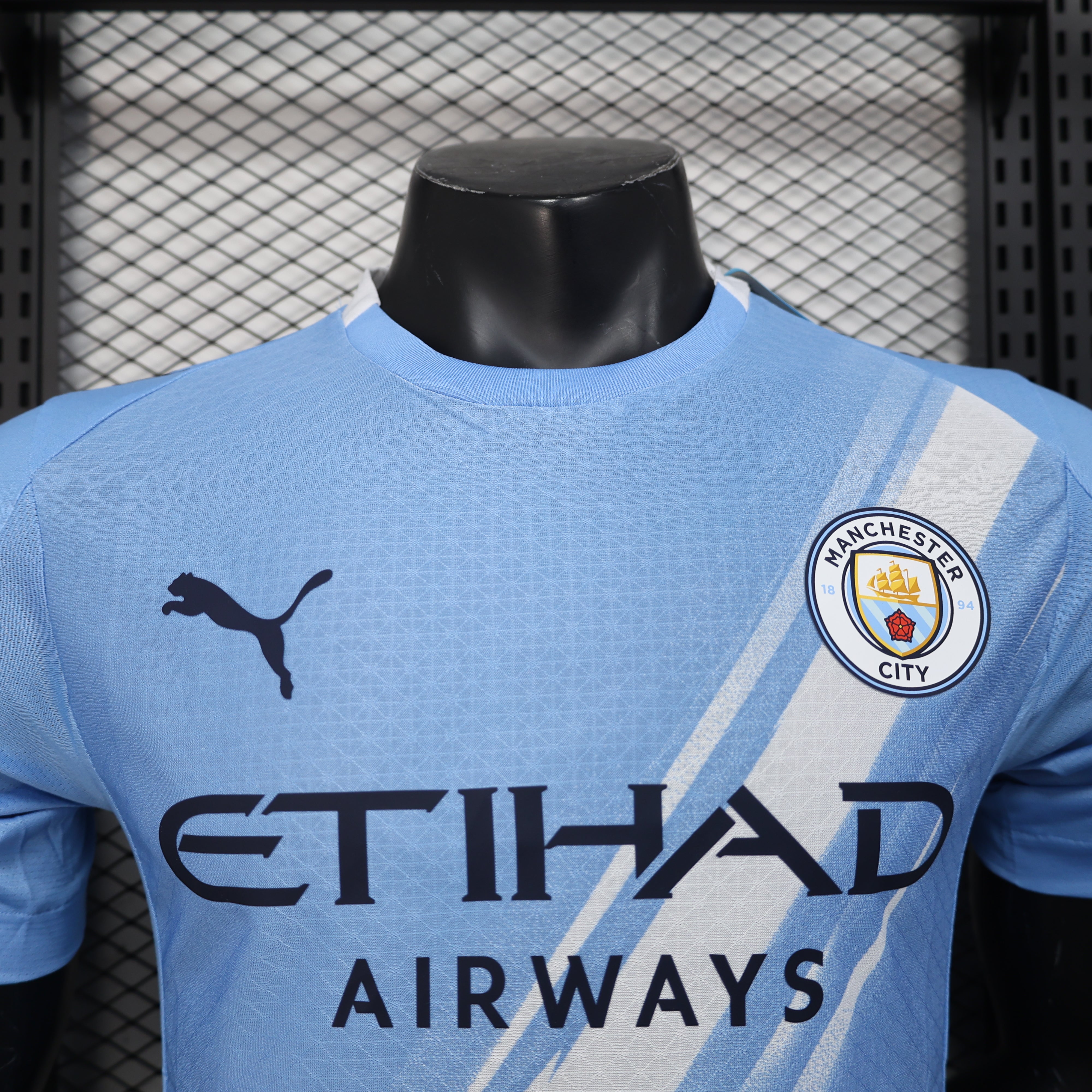 Camiseta Manchester City 25/26 Versión Jugador Primera Equipación