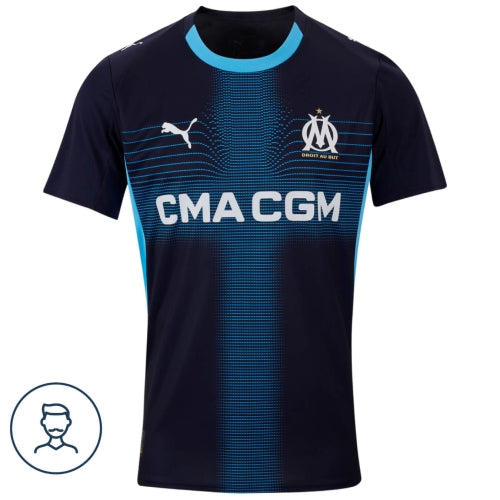 Camiseta Marseille 25/26 Segunda Equipación #23 Højbjerg