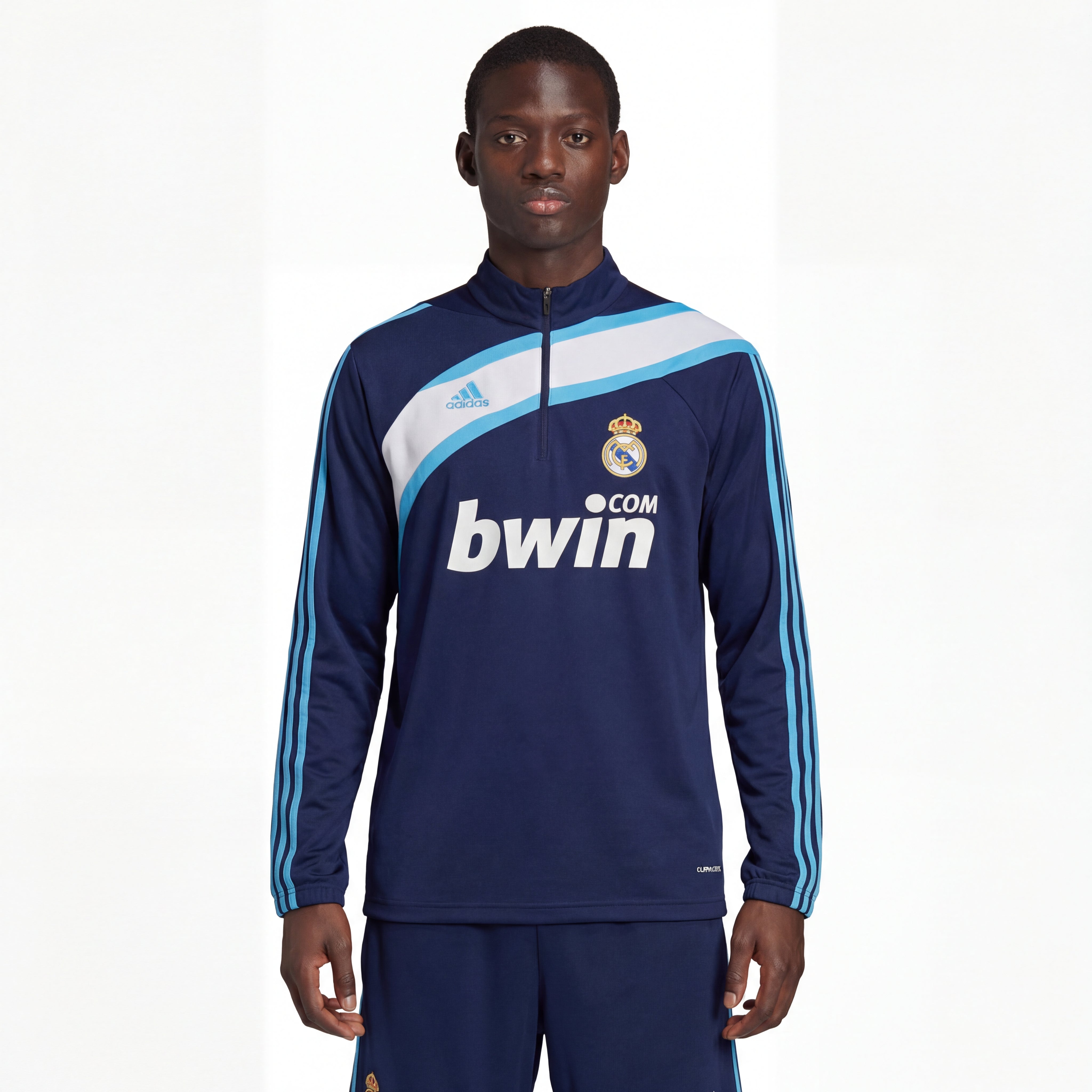 Real Madrid Manga Larga Entrenamiento suit 2009-10 Retro