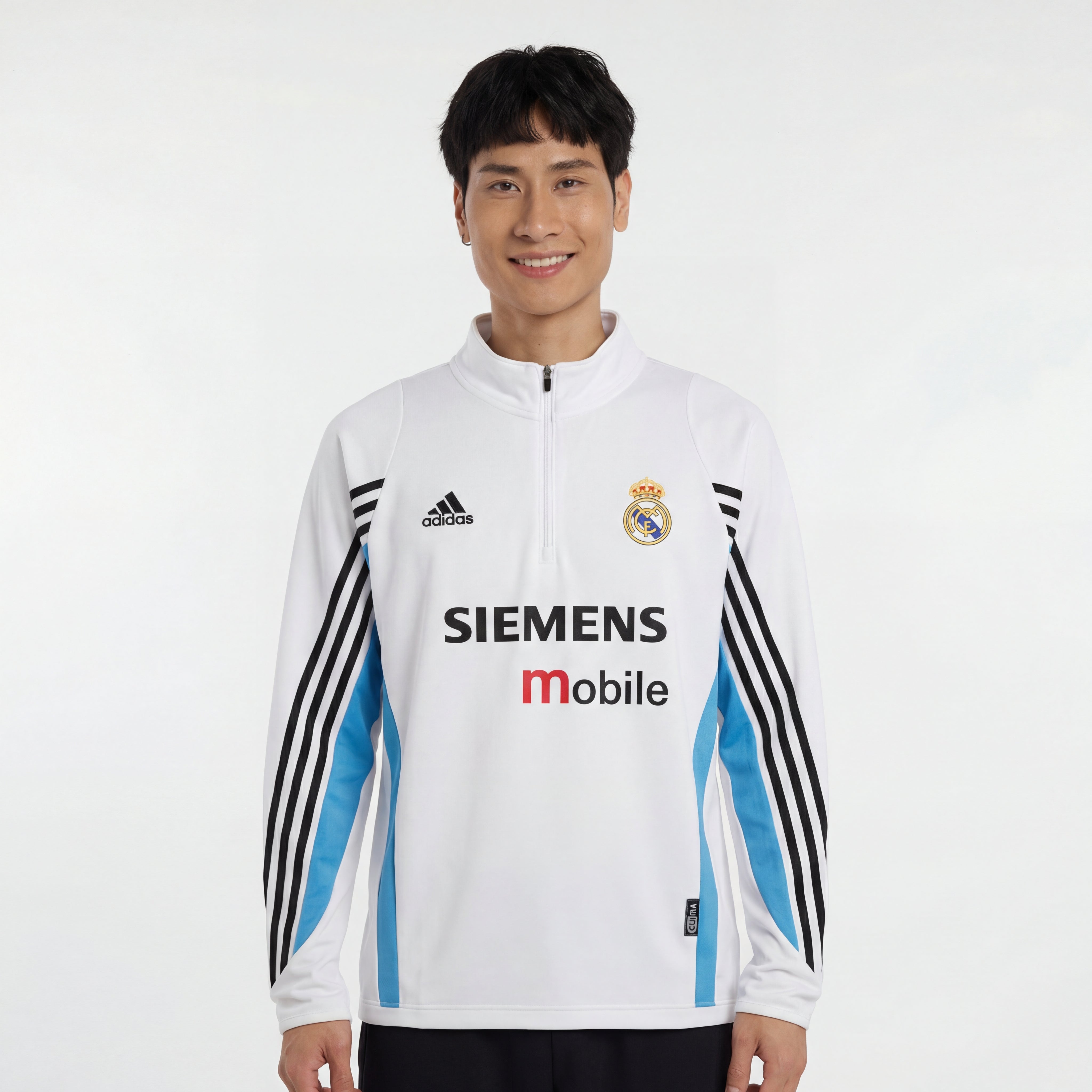 Real Madrid Manga Larga Entrenamiento suit 2003-04 Retro