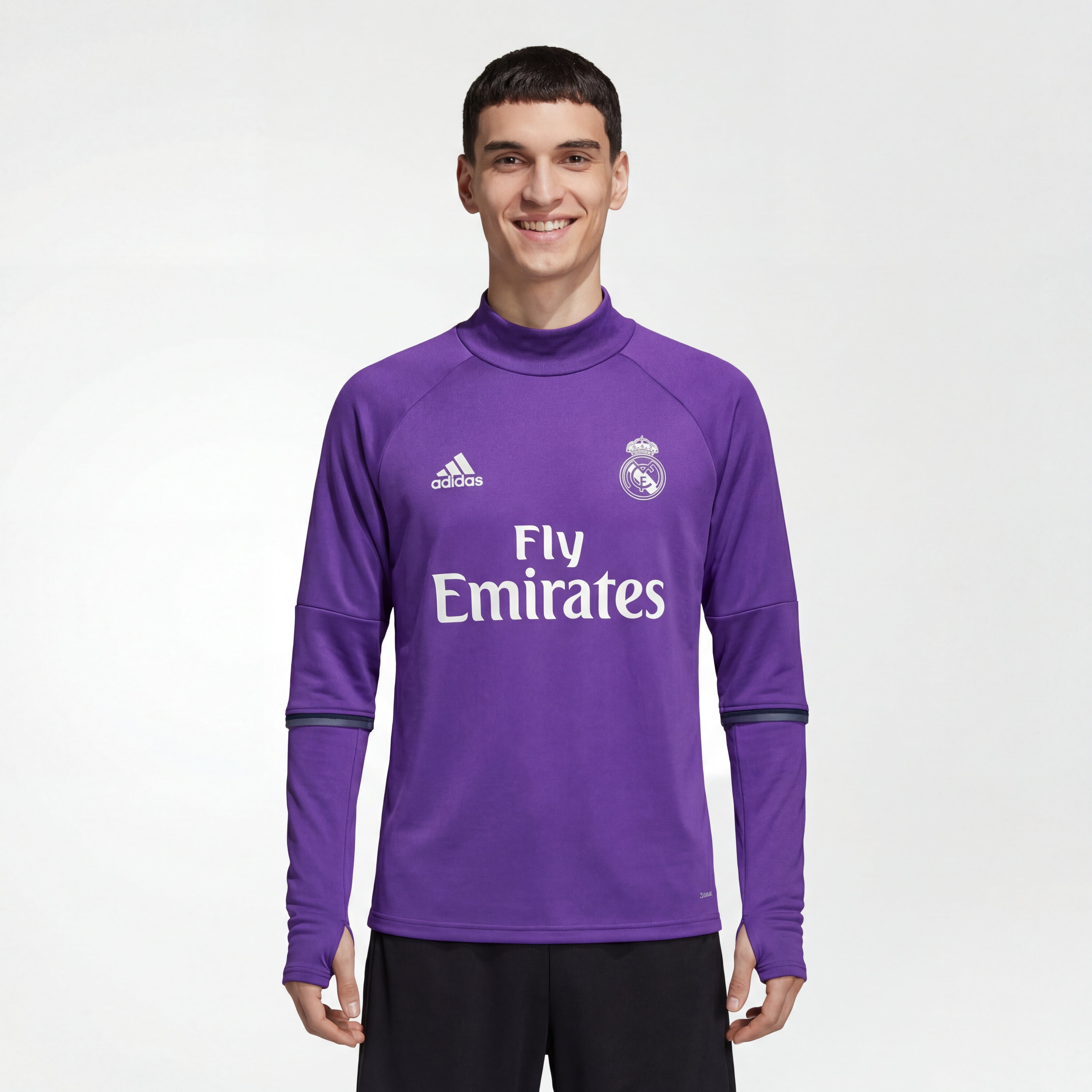 Real Madrid Manga Larga Entrenamiento suit 2016-17 Retro