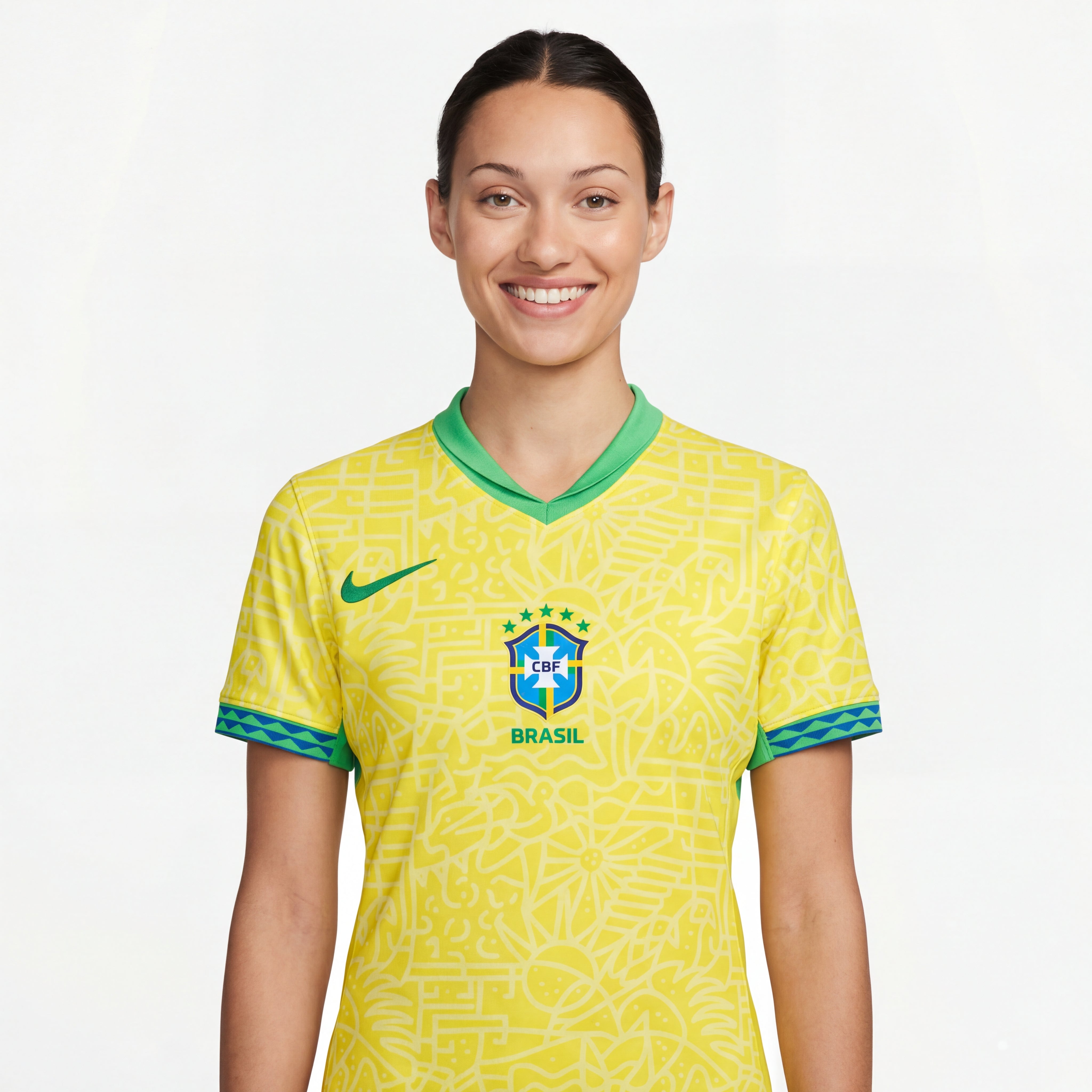 Camiseta Mujer Brasil l 24/25 Nike - Yellow