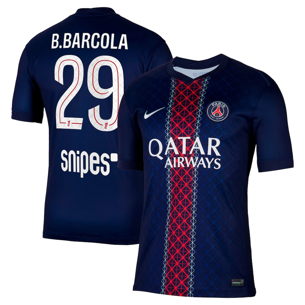 Camiseta PSG 25/26 Primera Equipación #29 B.Barcola