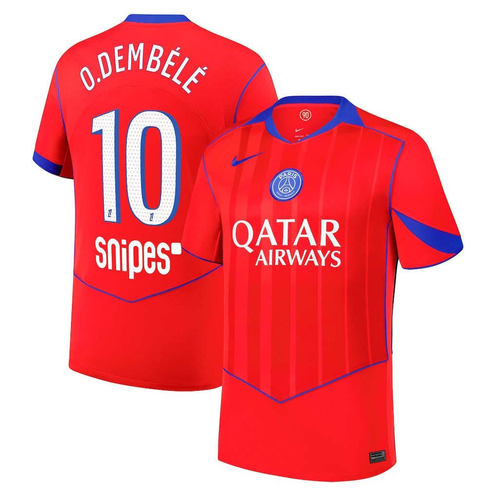 Camiseta PSG 25/26 Tercera Equipación #10 O.DEMBÉLÉ