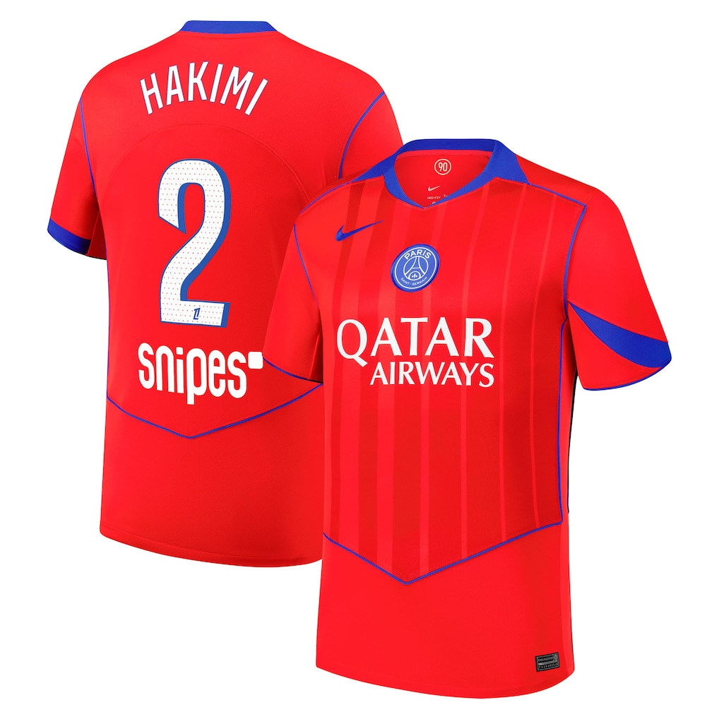Camiseta PSG 25/26 Tercera Equipación #2 Hakimi