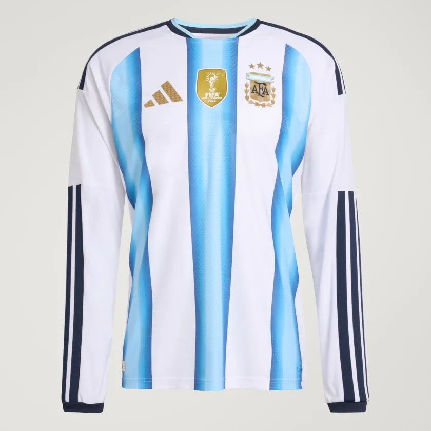 Camiseta Argentina 2026 Versión Jugador Primera Equipación Manga Larga Mundial