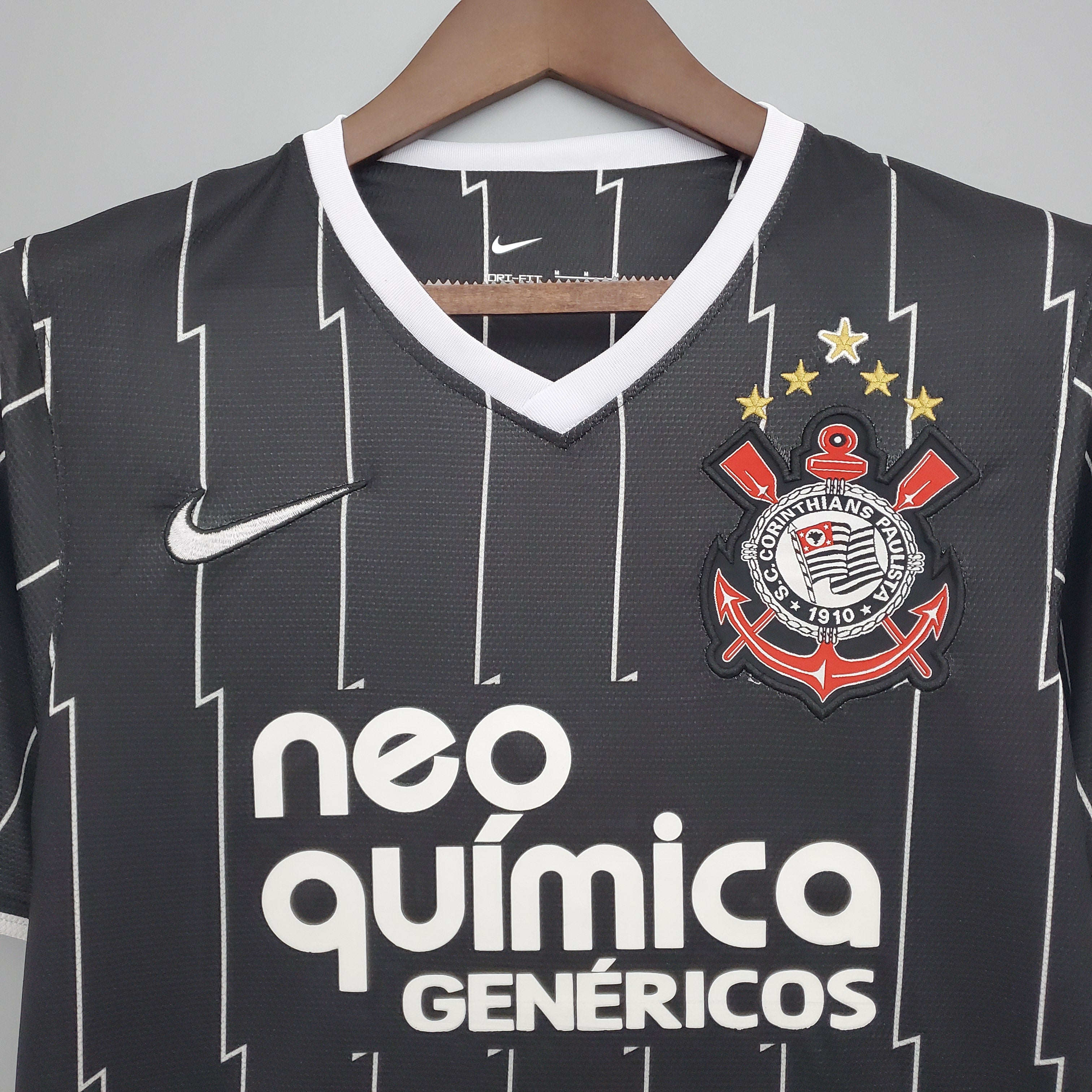 Camiseta Corinthians Retrô 11/12 - Preto