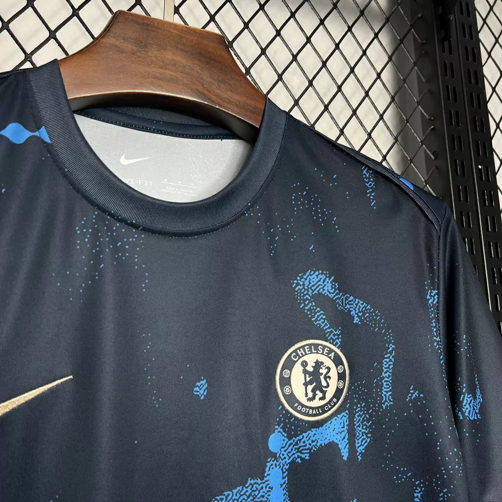 Camiseta Chelsea Pré Jogo 24/25 - Azul