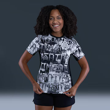 Camiseta Corinthians Prepartido Mujer 26/27