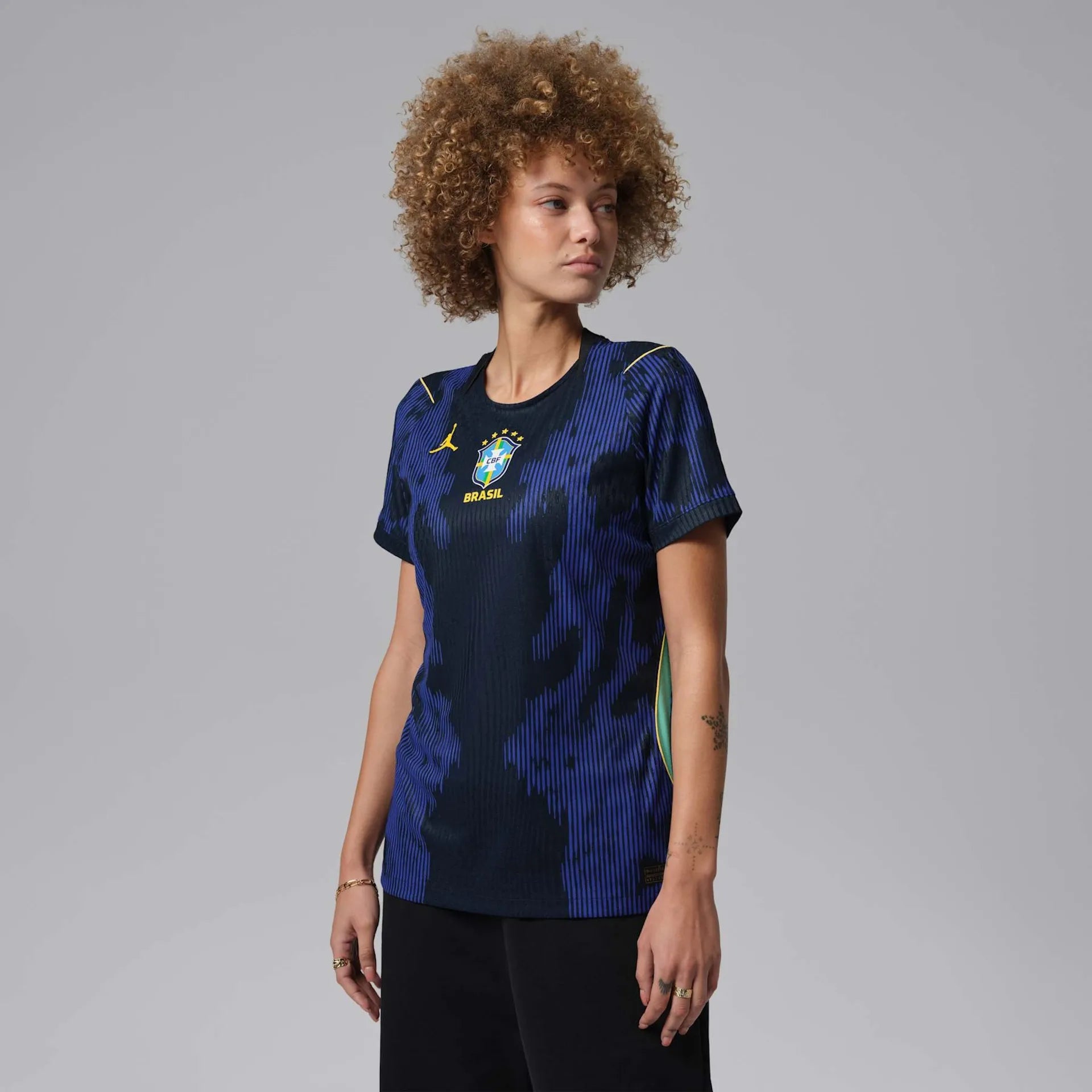 Camiseta Brasil Mujer Versión Jugador Segunda Equipación 2026