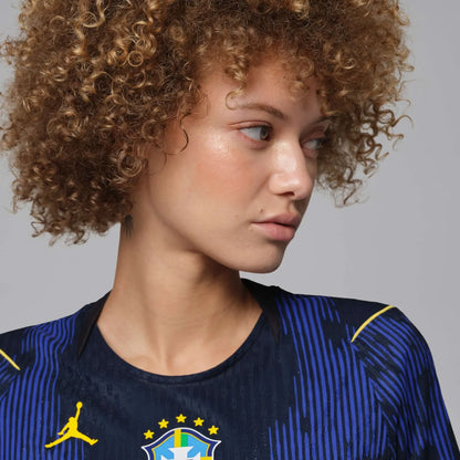 Camiseta Brasil Mujer Versión Jugador Segunda Equipación 2026
