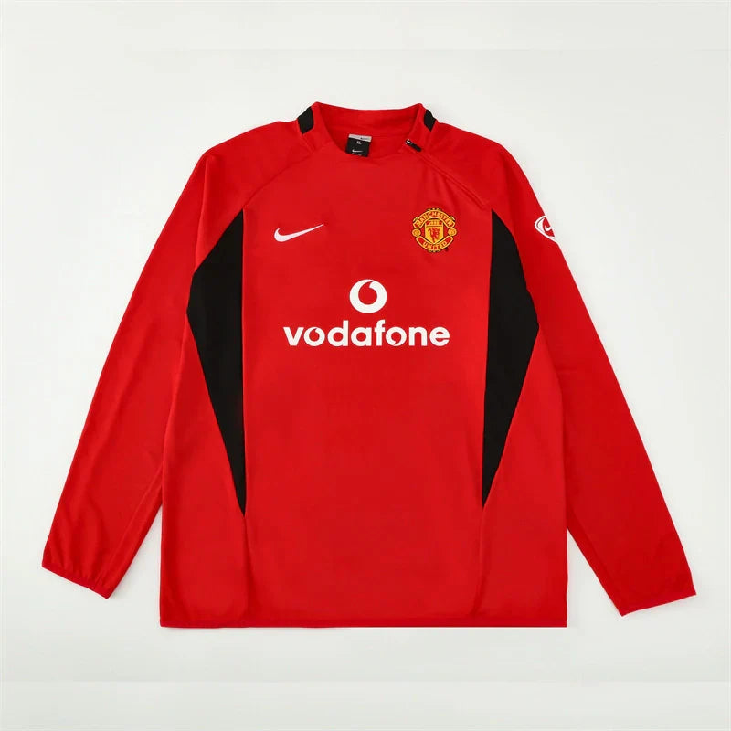 Manchester United Manga Larga Entrenamiento suit 2002-03 Retro