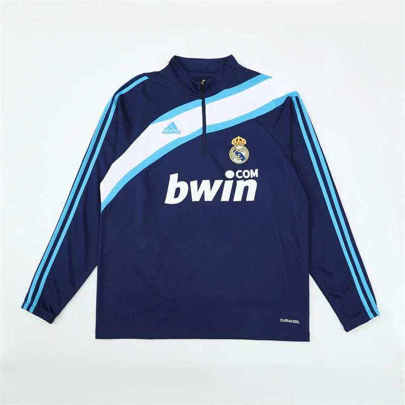 Real Madrid Manga Larga Entrenamiento suit 2009-10  Retro