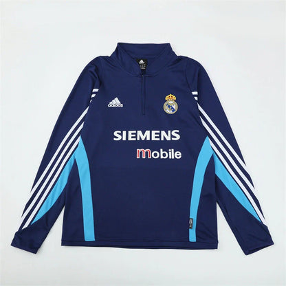 Real Madrid Manga Larga Entrenamiento suit 2003-04 Retro