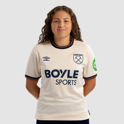 Camiseta West Ham Femenino 25/26 Segunda Equipación