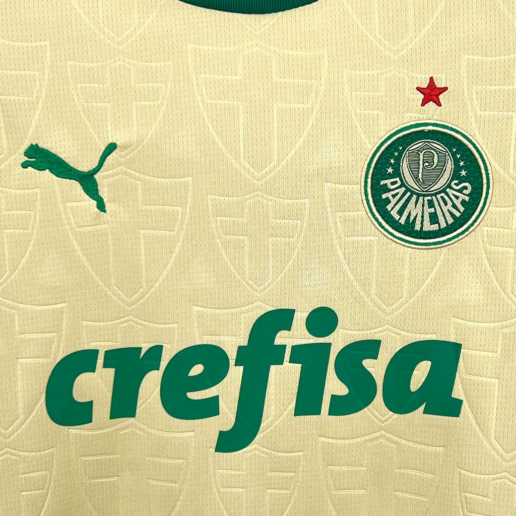 Niño Palmeiras 24/25 Tercera Equipación - Dourado