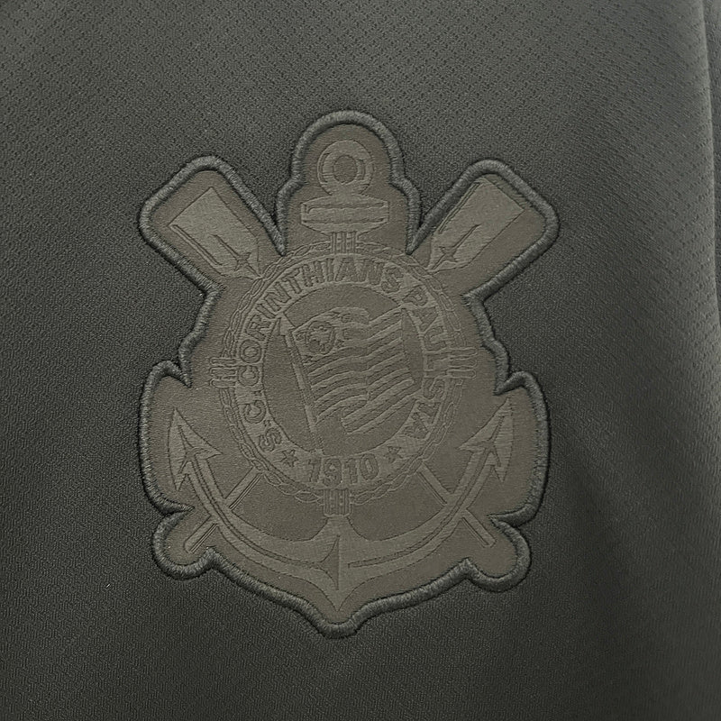 Camiseta Corinthians 24/25 Black All Sponsors