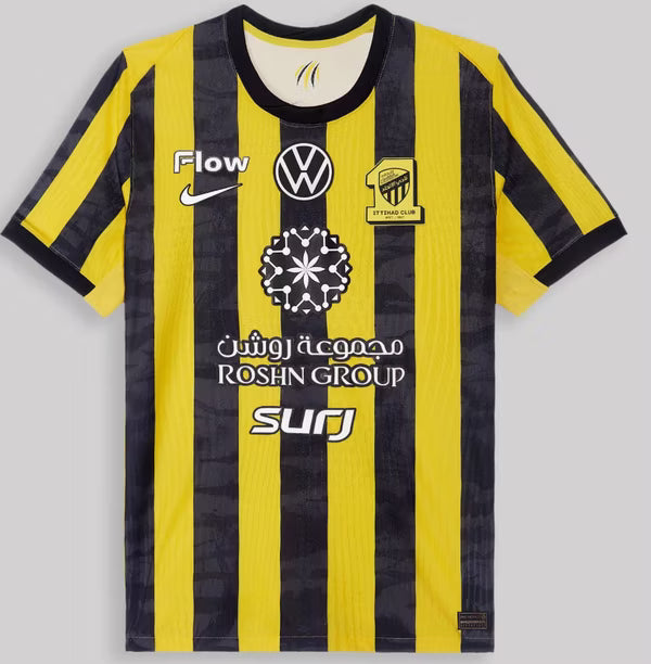 Camiseta Al Ittihad 25/26 Versión Jugador Primera Equipación