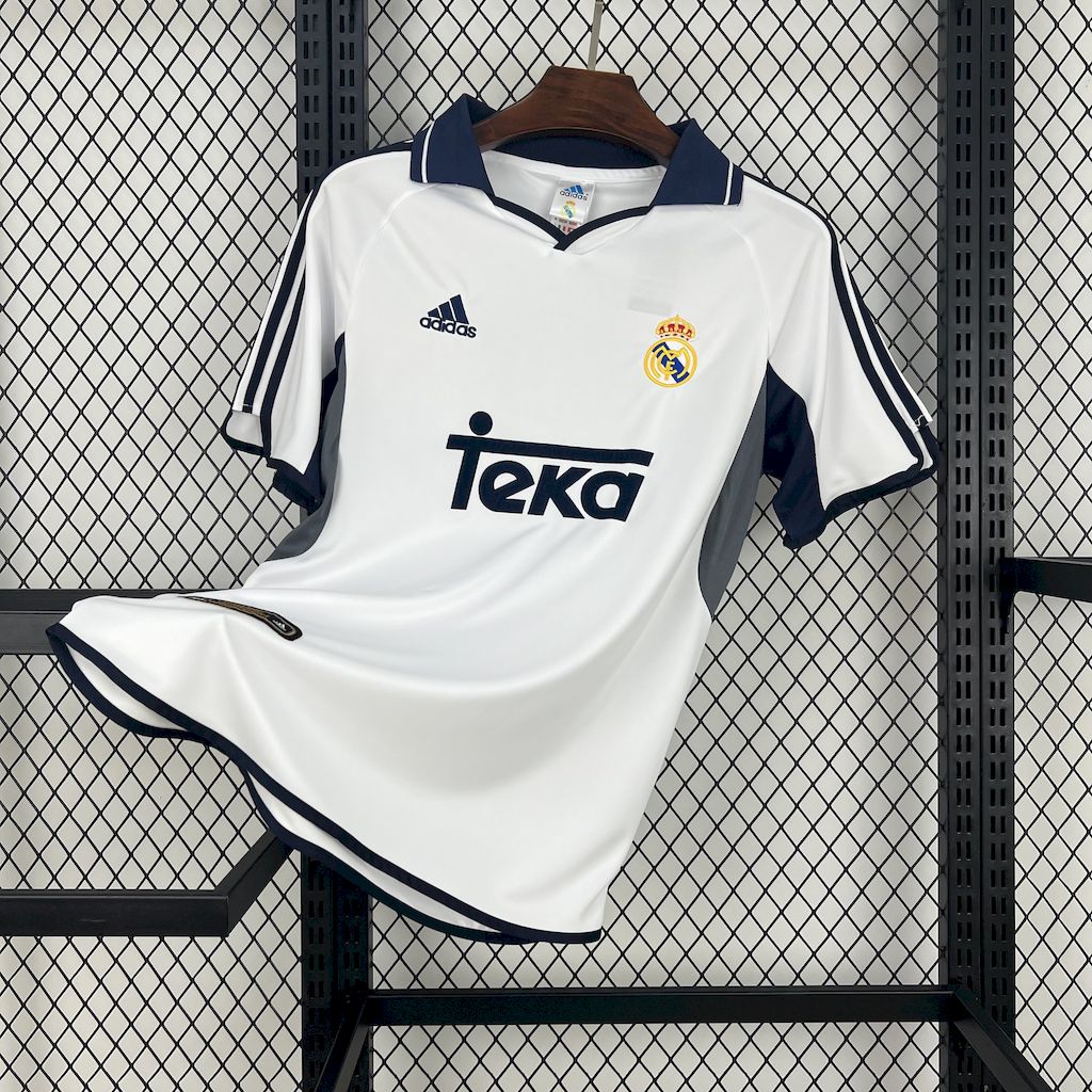 Camiseta do Real Madrid Retrô 2000/01 Primera Equipación