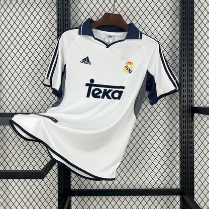 Camiseta do Real Madrid Retrô 2000/01 Primera Equipación