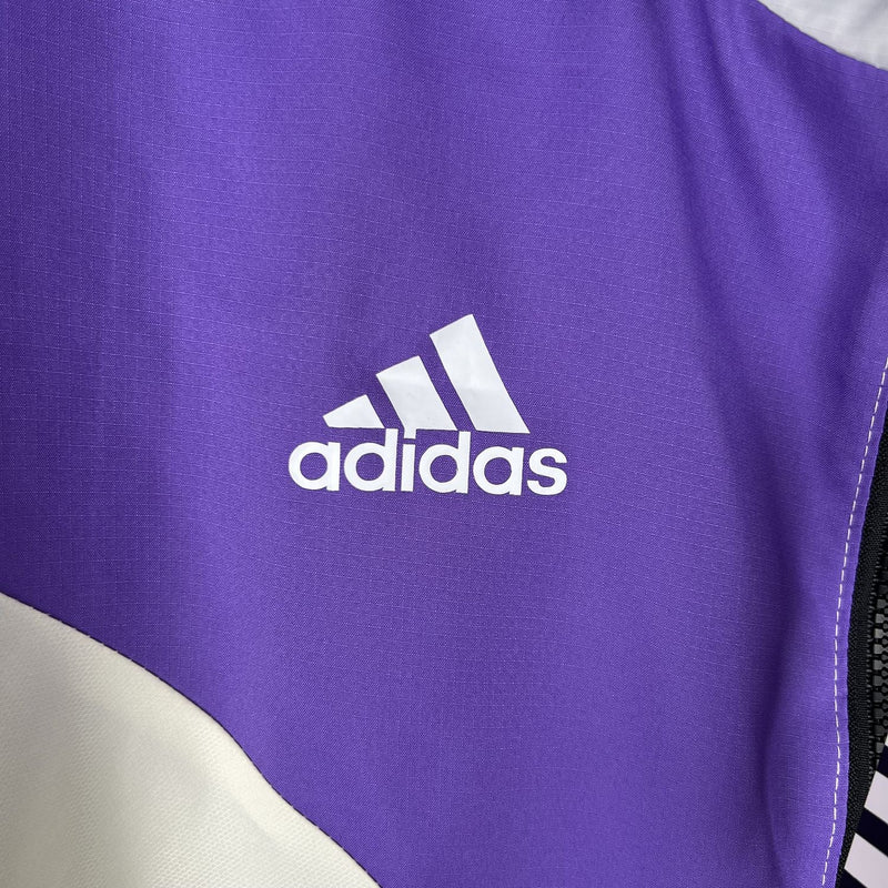 Windbreaker Flamengo - Roxo e Branco