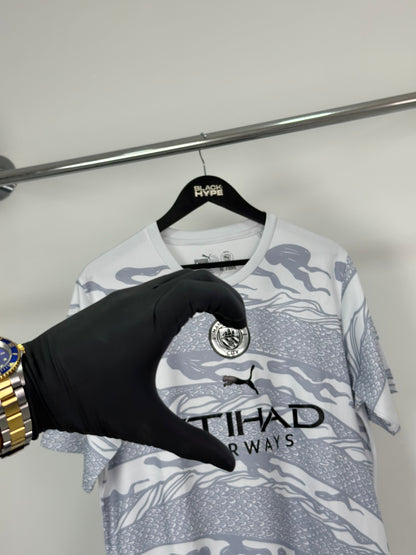 Camiseta Manchester City “Ano do Dragão de Madeira” 24/25 s/n° Torcedor Masculina - Gray