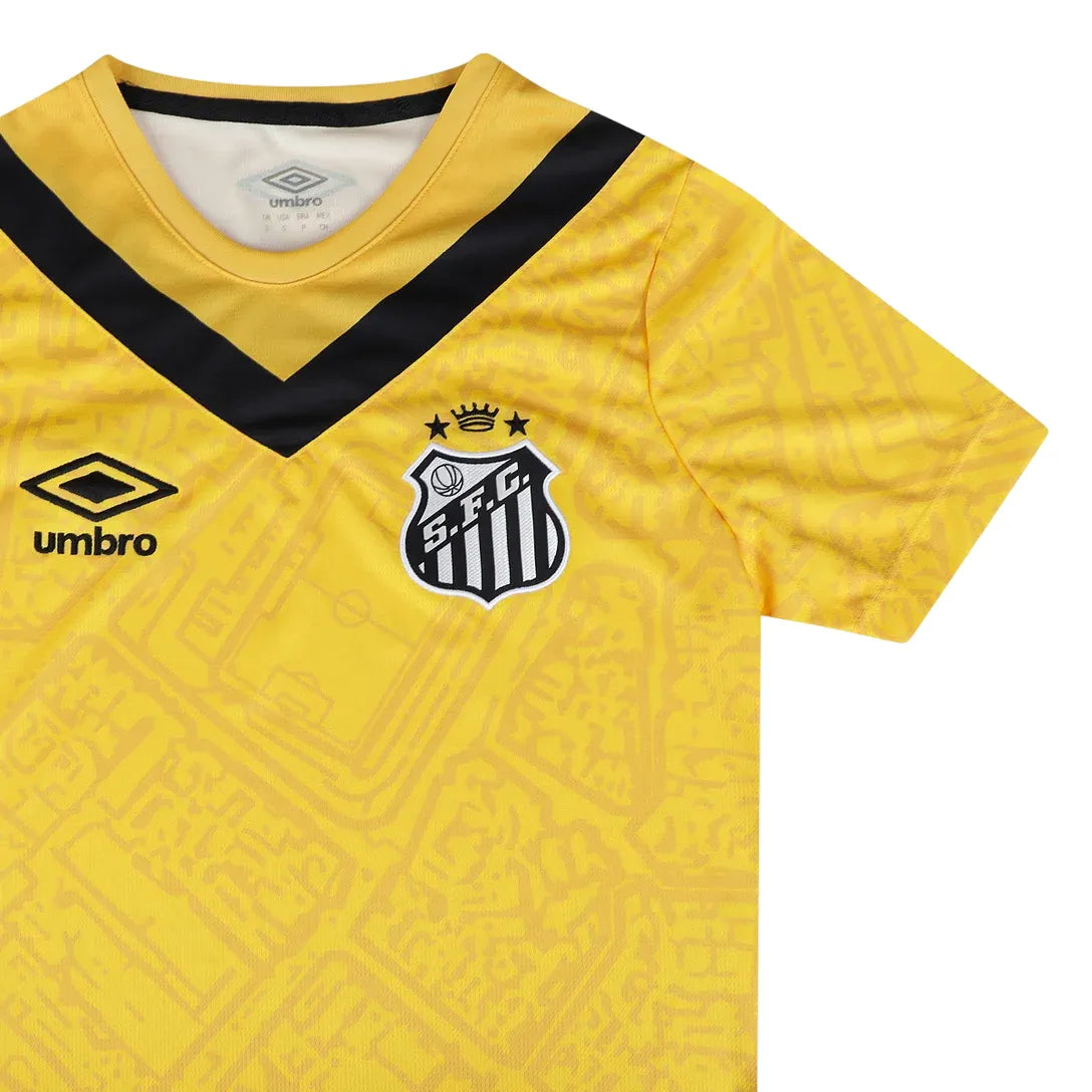 Camiseta Santos Feminina Tercera Equipación 24/25 - Amarela