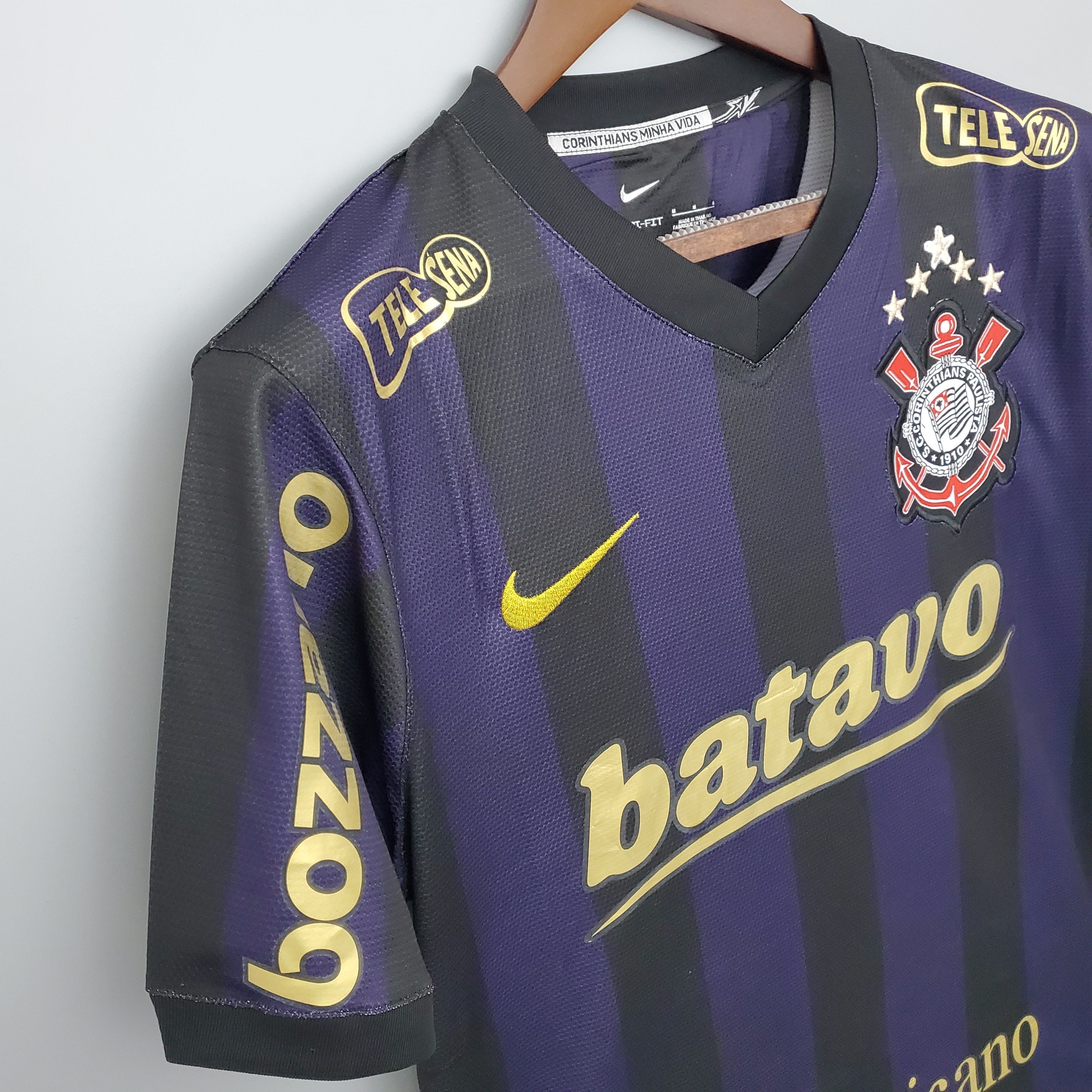 Camiseta Corinthians Retrô 09/10 Segunda Equipación