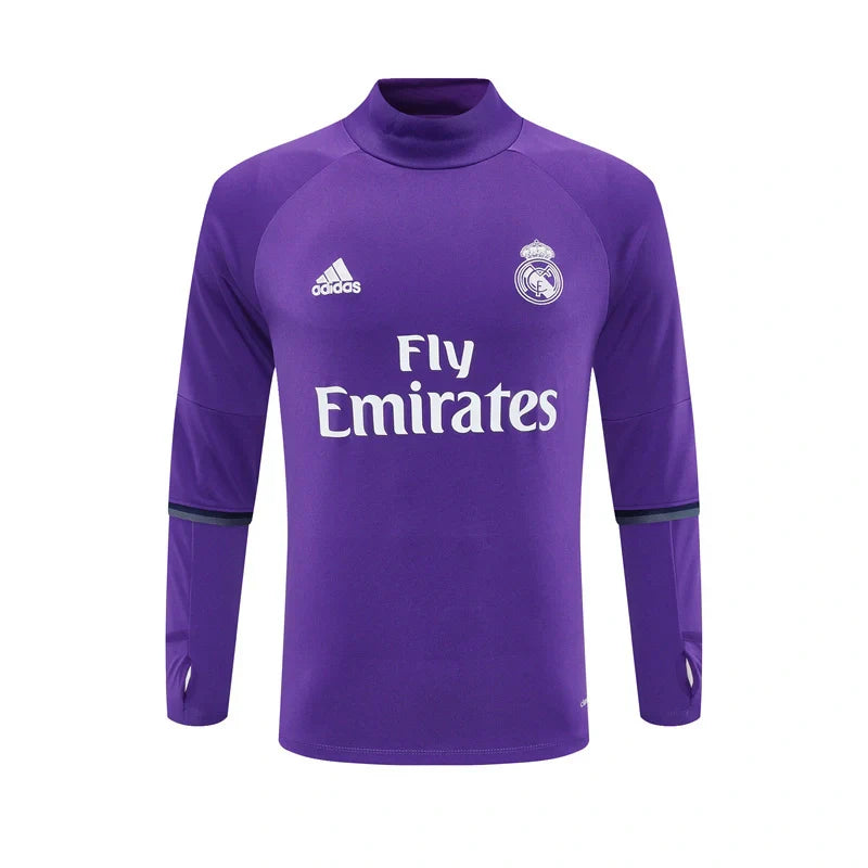 Real Madrid Manga Larga Entrenamiento suit 2016-17 Retro