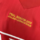 Camiseta do Manchester United Manga Longa Retrô 2007/08 Home UCL