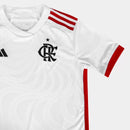 Camiseta Feminina Flamengo Away II 24/25 - Branco