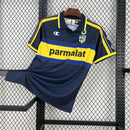 Jersey Parma Retrô 1999/00 Away Azul e Amarela