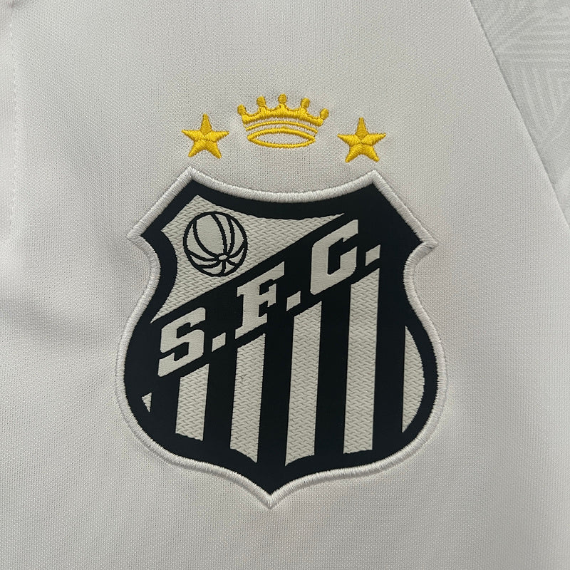 Camiseta 24∕25 Santos home all sponsors
