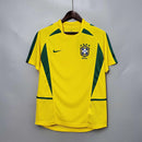Camiseta Retrô Seleção Brasil 2002/02 Home