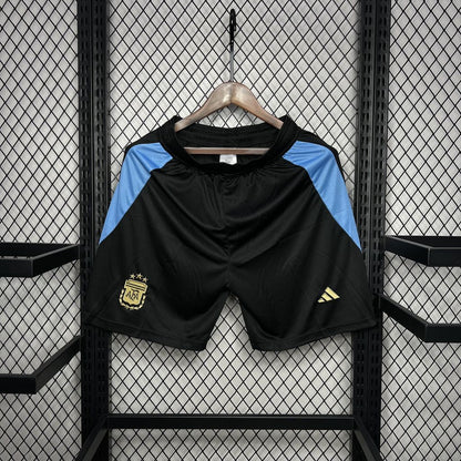 Pantalón Corto Argentina 2024/25 Primera Equipación Black