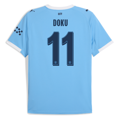 Camiseta Manchester City 25/26 Primera Equipación #11 DOKU