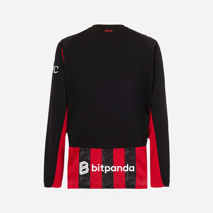 Camiseta Milan 25/26 Manga Larga Primera Equipación