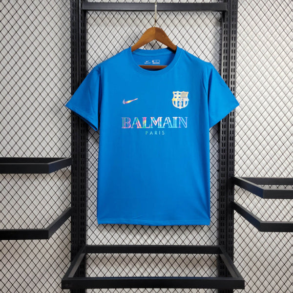 Jersey Barcelona x Balmain 24/25 s/n° Torcedor Masculino - Azul