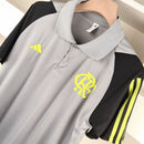 Camiseta 24∕25 Flamengo Treino Polo - Cinza