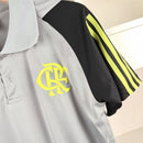 Camiseta 24∕25 Flamengo Treino Polo - Cinza