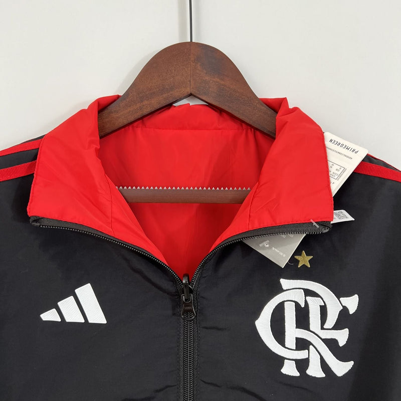 Windbreaker Flamengo - Vermelho e Preto