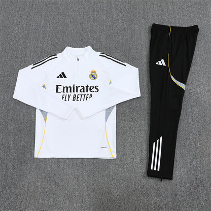 Entrenamiento Suit Real Madrid 25/26 White - Invierno