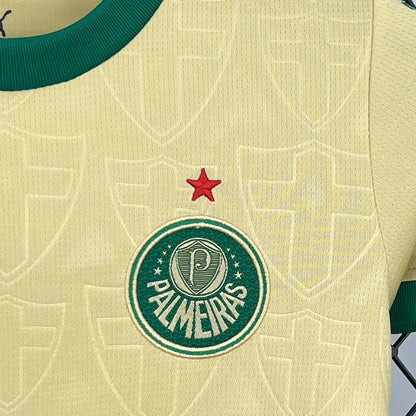 Niño Palmeiras 24/25 Tercera Equipación - Dourado