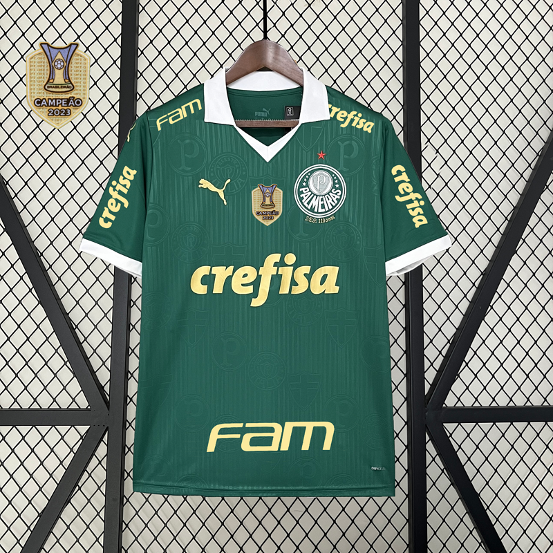 Camiseta 2024∕25 Palmeiras Primera Equipación+All sponsors
