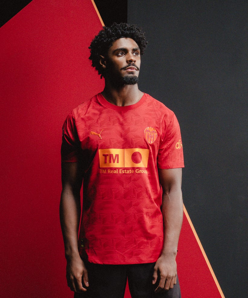 Camiseta Valencia CF 25/26 Versión Jugador Segunda Equipación